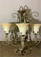 40" Long 5 Light Chandelier #1