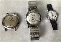 Eterna-Matic, Hilton & Timex Watches For Parts