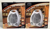 Lot of 2 Portable Heaters