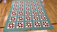 77”x63” Quilt Made in 1920