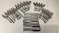 Gorham Stainless Flatware Service For 12