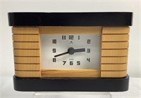 Art Deco Style Wood Quartz Clock