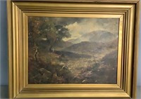 Antique Oil on Canvas, Signed