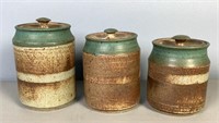 Pottery Canister Set by Kemp