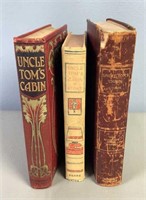 Lot of 3 "Uncle Tom's Cabin" Books