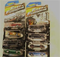 HOT WHEELS FAST AND FURIOUS SET OF 8 COMPLETE