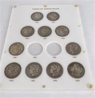 Collection of Carson City Morgan Silver Dollars