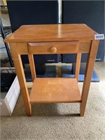 lamp table w/drawer