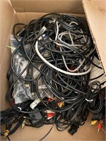 lot of audio video cables