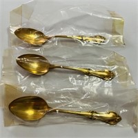 (3) Vintage Sterling JOAN OF ARC Spoons
