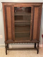 Antique China Cabinet 62"x41"x15"