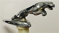 Chrome Jaguar Hood Ornament with Bolts