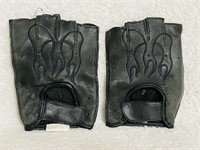 Leather No=Finger Gloves Size S
