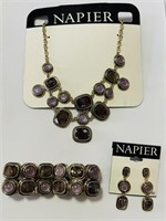 Napier Necklace / Bracelet / Earrings Set