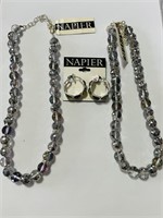 (2) Matching Napier Necklaces and Earrings