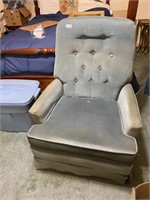 vintage chair heavy stains