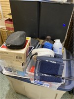 blood pressure cuff and misc household items