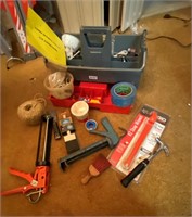 toolbox and assorted tools