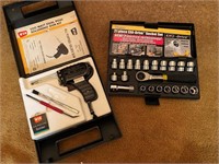soldering gun and socket set
