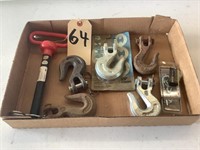 Pins and chain hooks