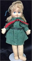 13 1/2” Georgene Girl Scout Antique Doll -