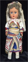 Hard Plastic 16" Sleep Eyes Foreign Doll -