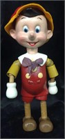 Ideal Toy Co. Pinocchio Composition + Wood Doll -