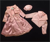 1963 Barbie Fashion Pak Outfits Satin Pink -