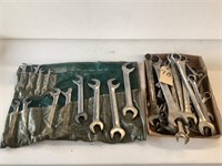 Box & set Misc.open end wrenches