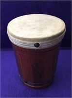 Small Wood Bongo Drum see photos