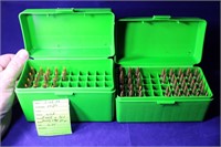 Mixed Lot of 22-250 Caliber Bullets & Boxes