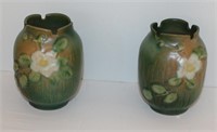 2 small Roseville pottery vases exc. 978-4