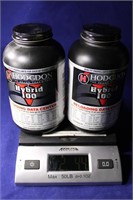 Hodgdon Hybrid 100 Gun Powder-2 New Bottles