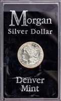 Coin 1921-D Morgan Silver Dollar Brilliant Unc.