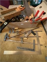 saws and clamps assorted lot