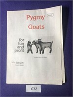 Pygmy Goats for fun and profit