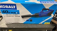 Kobalt cordless blower kit (with battery and