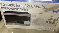 GE 2.0 cubic feet 1200 watts microwave oven