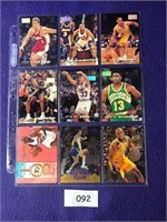 Basketball cards 9 mixed see photo