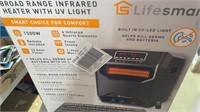 Life smart broad range infrared heater with UV