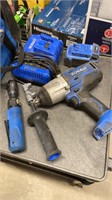 Kobalt pneumatic wrench, battery and charger,