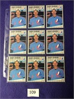 Baseball 9 Randy Johnson Fleer Expos cards