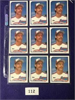 Baseball 9 Randy Johnson Topps Expos Cards