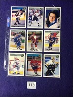 9 cards Pro Hockey Prospects 1993 See Photo