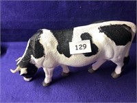 Black and white ceramic cow see photo