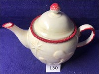 Christmas ceramic tea pot see photo