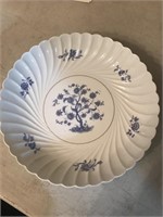 Haviland Limoges Blue & White Plate