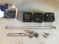 Misc. Sterling Silver 925 Jewelry Lot