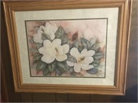 Large Magnolia Framed Artwork