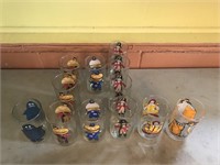 Lot of 12 Vintage McDonald's Collectible Glasses